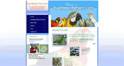 Desktop Screenshot of blueribbonpetfarm.com